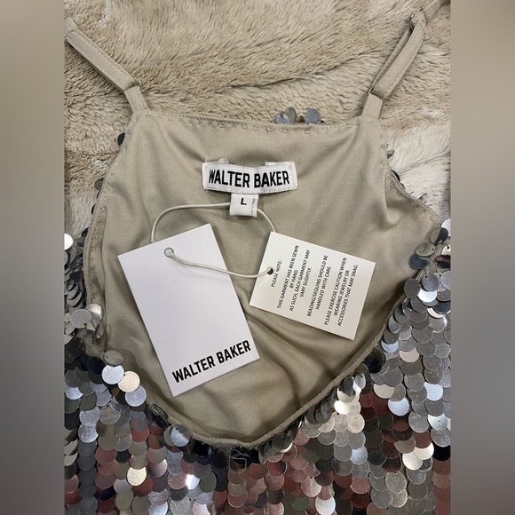 WALTER BAKER Haley Sequin Cami Top Size L (no tags) - Picture 7 of 8